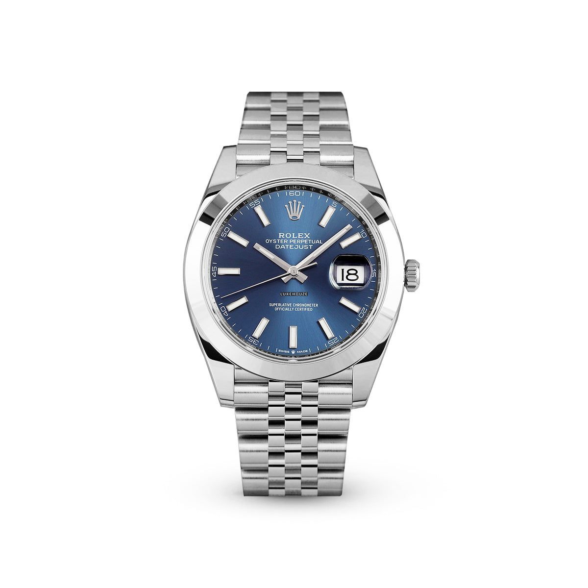 Rolex Datejust 41 126300 Blue Index Jubilee