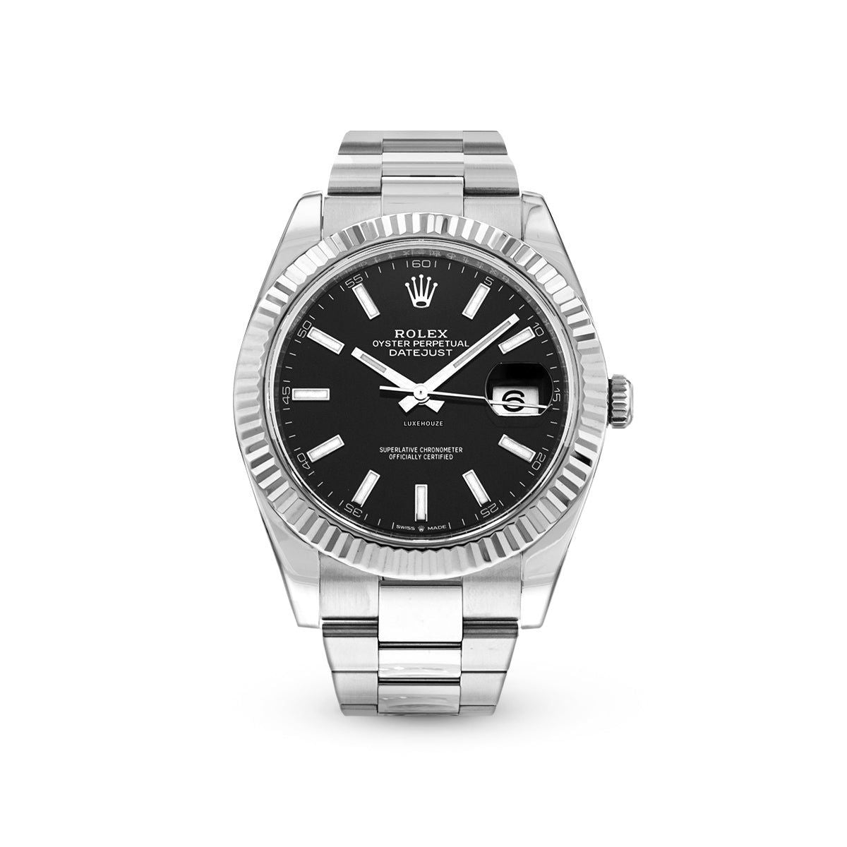 Rolex Datejust 41 126334 Black Index Oyster