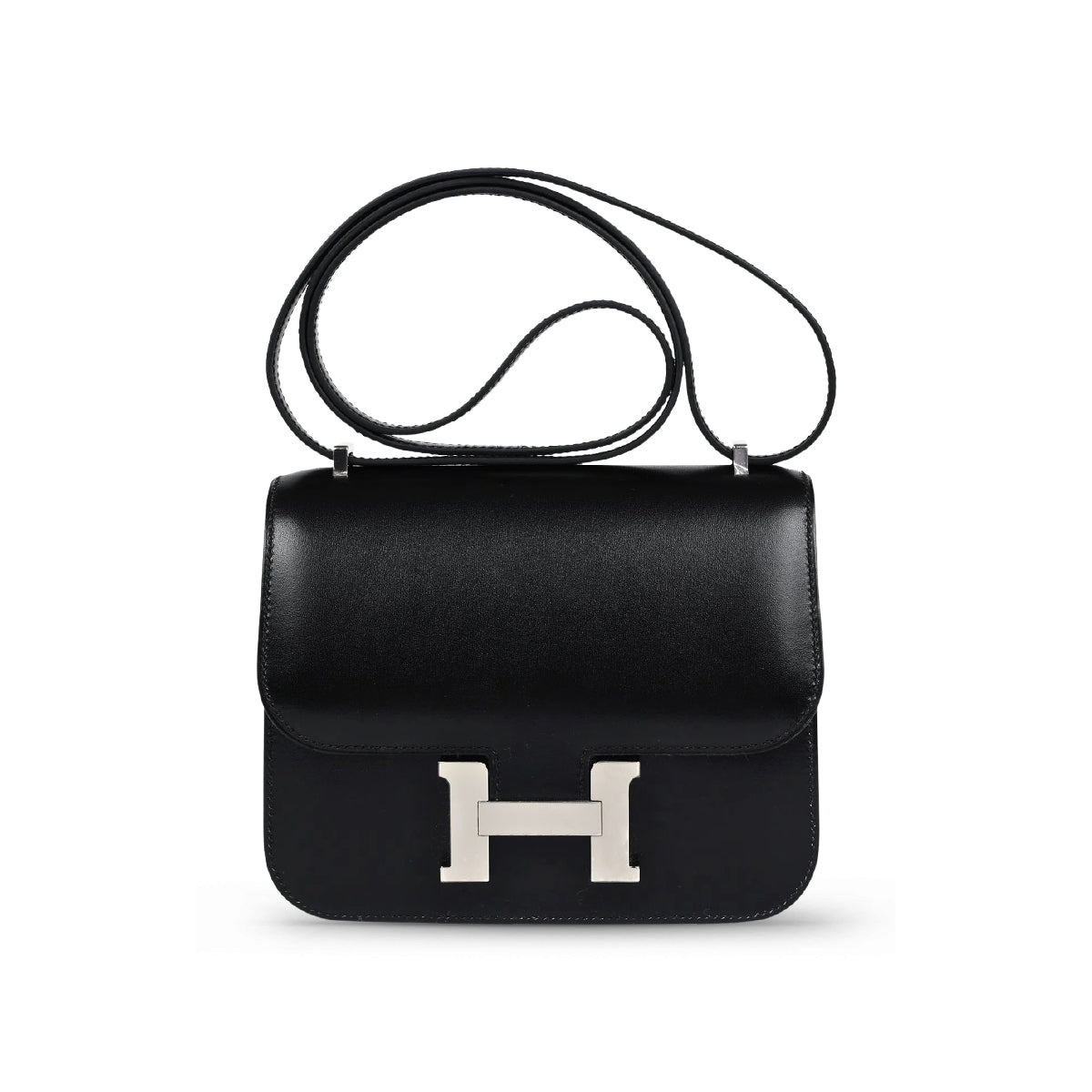 Hermes Constance 18 Black Box Calf PHW W