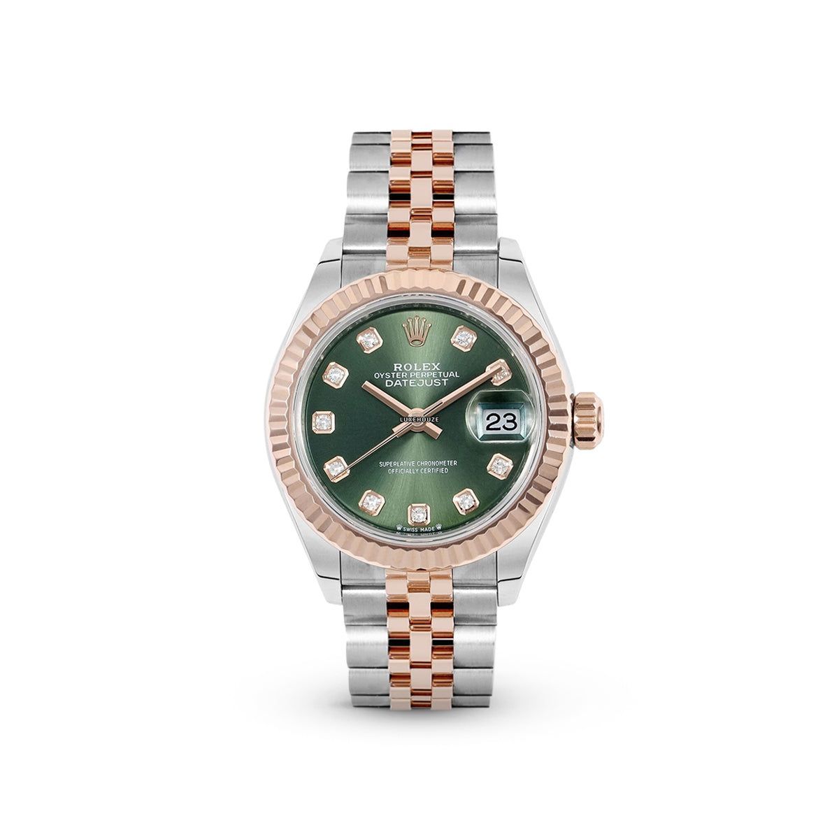 Rolex Lady Datejust 28 279171G Green Jubilee