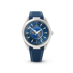 Omega Seamaster Aqua Terra 150M 22012432203001 Worldtimer, Rubber Strap