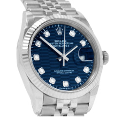 Rolex Datejust 36 126234G Blue Motif Jubilee