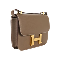 Hermes Constance 24 Etoupe Epsom GHW W