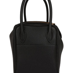 Hermes Lindy 26 Black Clemence GHW W