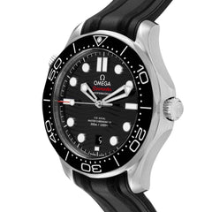 Omega Seamaster Diver 300M 21032422001001 Black Dial, Rubber Strap