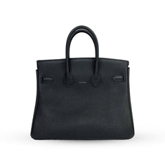 Hermes Birkin 25 Black Togo GHW W