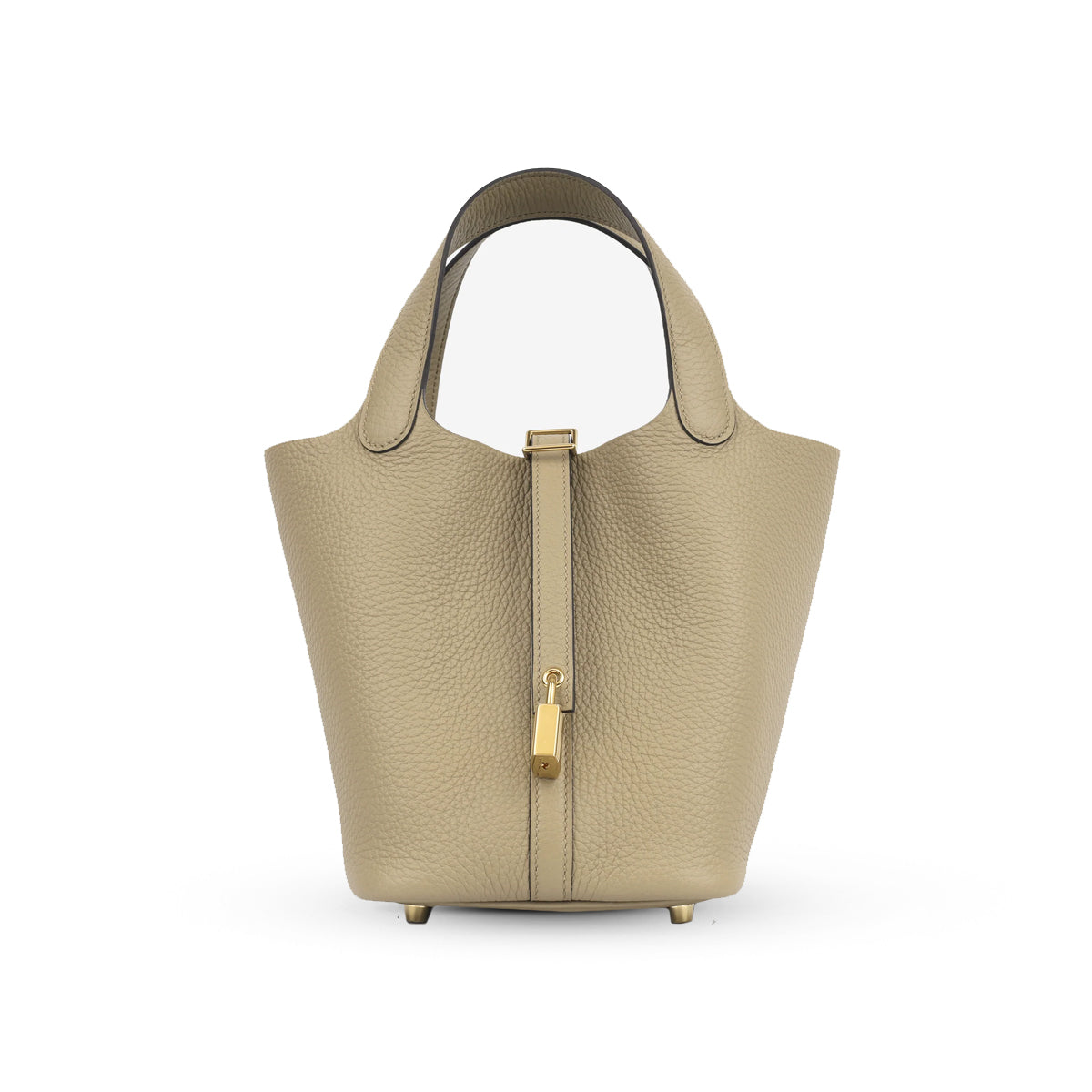 Hermes Picotin 18 Beige Marfa Clemence GHW W