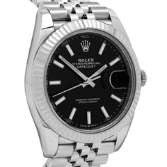 Rolex Datejust 41 126334 Black Index Jubilee