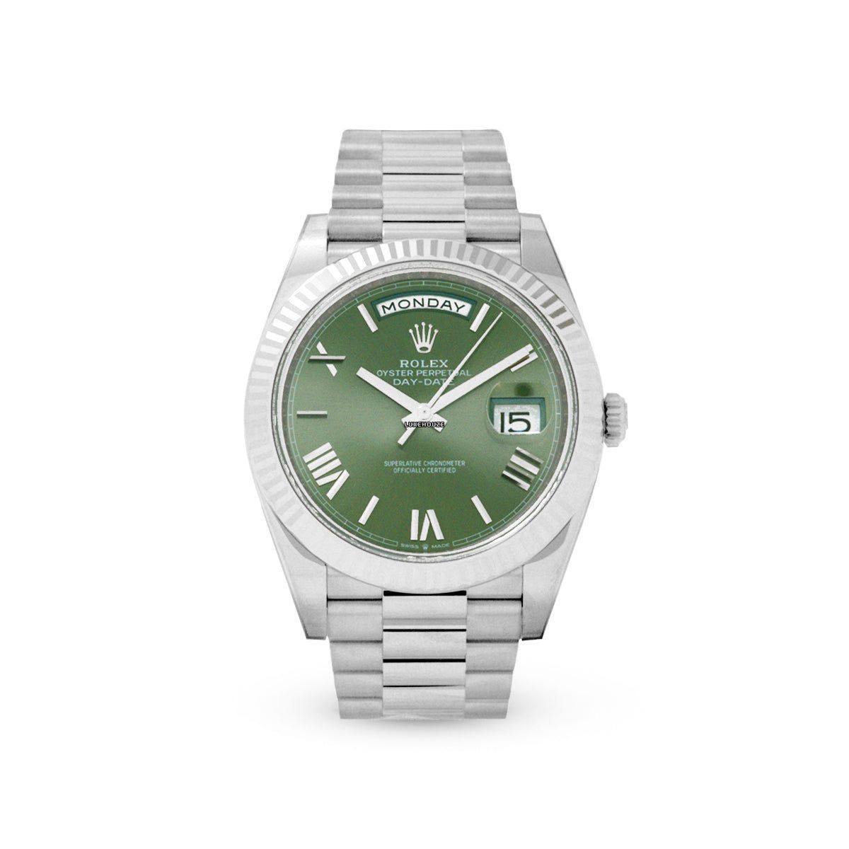 Rolex Day-Date 40 228239 Green Roman