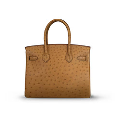 Hermès Birkin 30 Gold Ostrich PHW N
