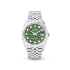 Rolex Datejust 36 126234G Green Palm Jubilee