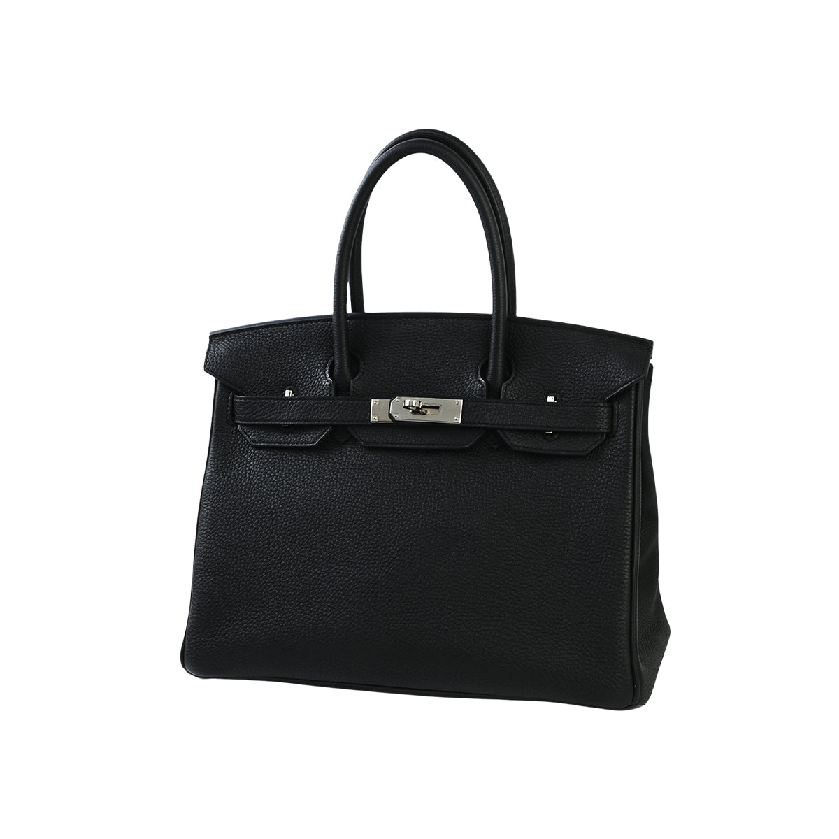 Hermes Birkin 30 Black Togo PHW W