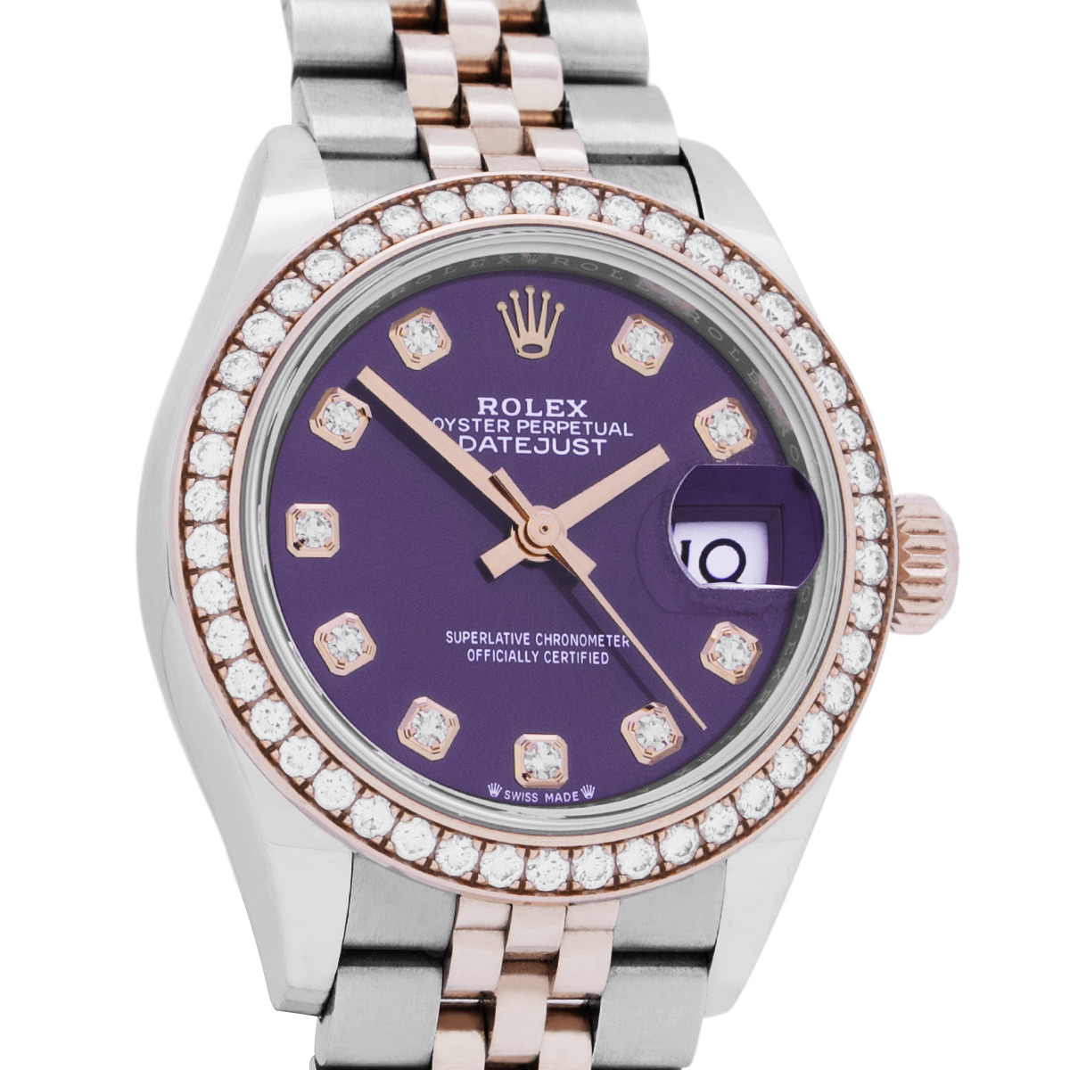 Rolex Lady-Datejust 28 279381RBR Purple Jubilee