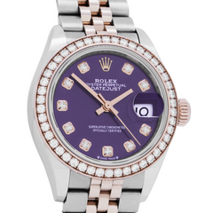 Rolex Lady-Datejust 28 279381RBR Purple Jubilee