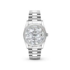 Rolex Day-Date 36 118239A White Mother of Pearl