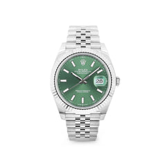 Rolex Datejust 41 126334 Mint Green Index Jubilee