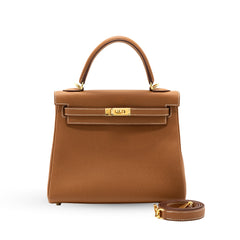 Hermes Kelly 25 Gold Togo GHW W