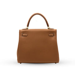 Hermes Kelly 25 Gold Togo GHW W