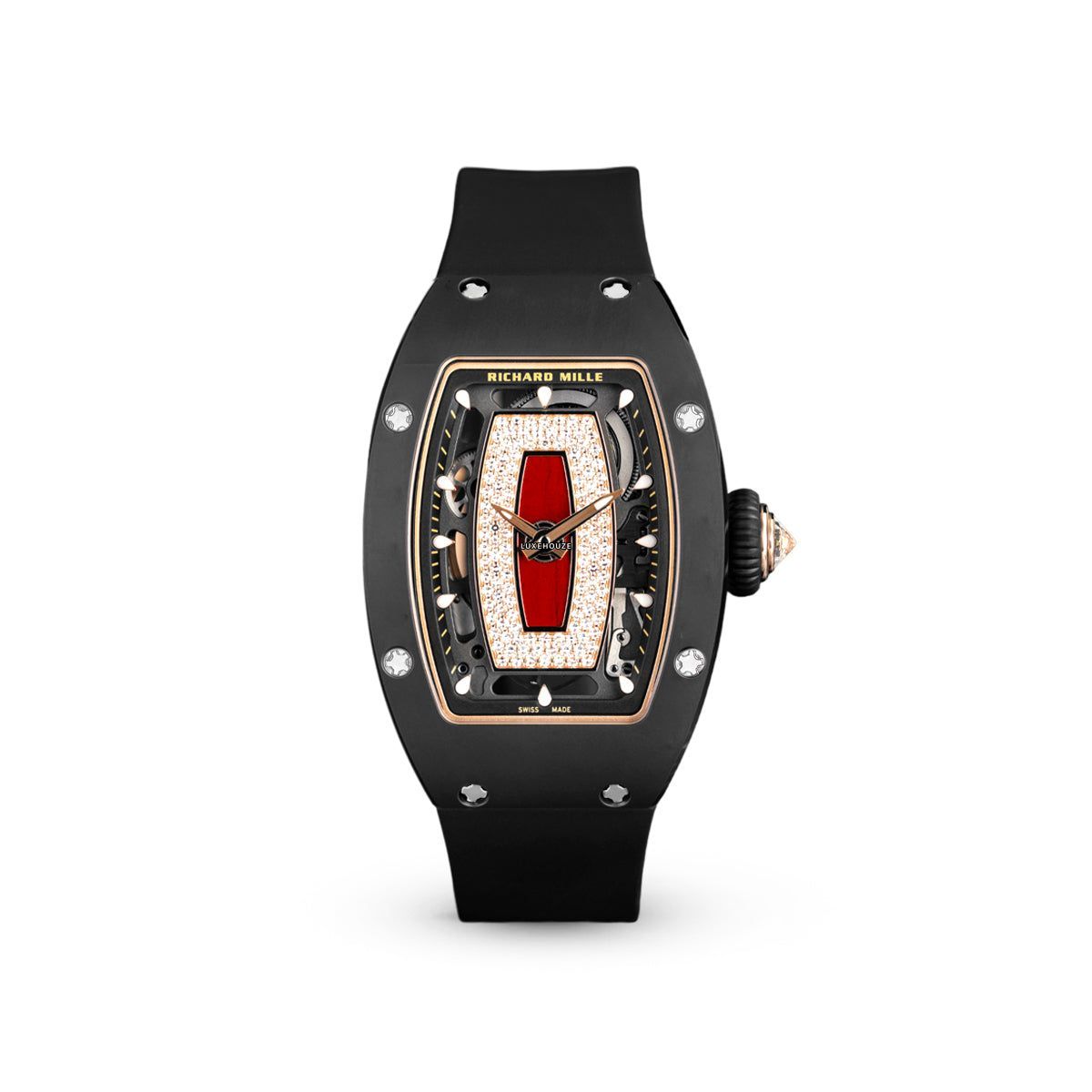 Richard Mille RM07-01 Black Ceramic Red Lips