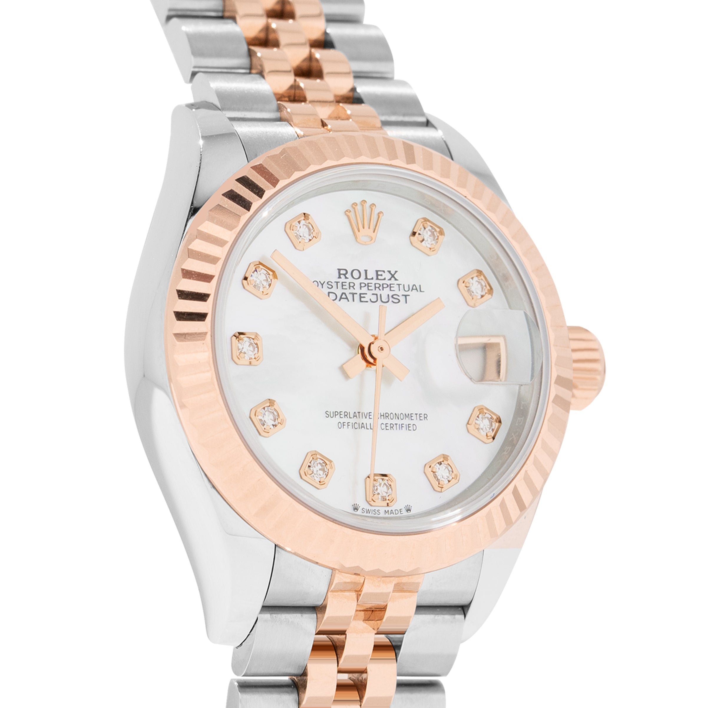 Rolex Lady Datejust 28 279171NG White MOP Jubilee