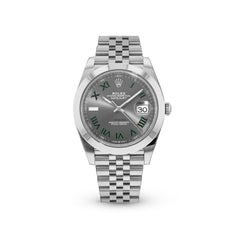 Rolex Datejust 41 126300 Wimbledon Roman Dial Jubilee