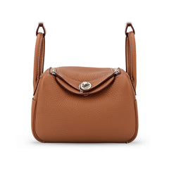 Hermes Mini Lindy Gold Clemence PHW W