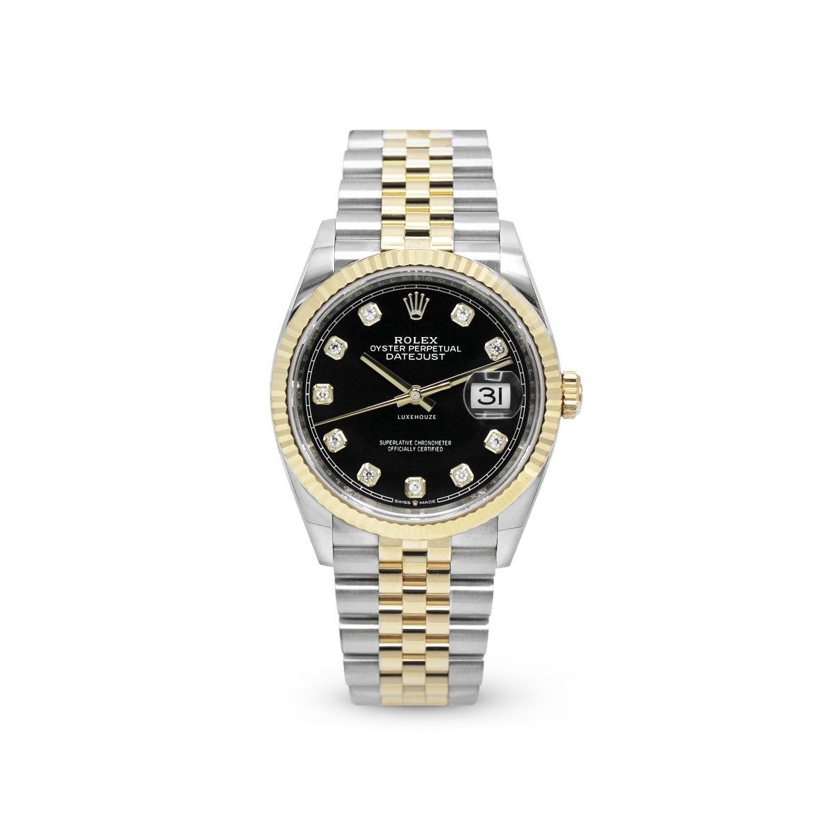 Rolex Datejust 36 126233G Black Jubilee