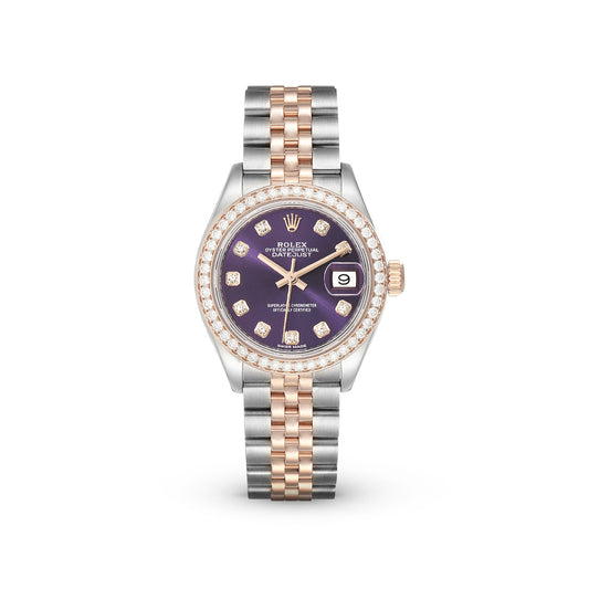 Rolex Lady-Datejust 28 279381RBR Purple Jubilee