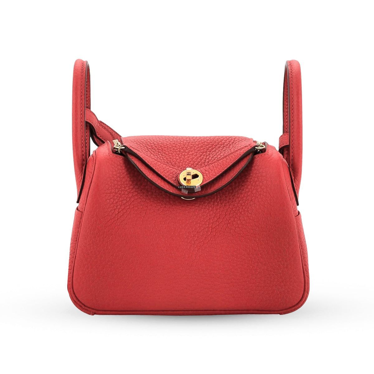 Hermes Mini Lindy Vermilion Clem GHW B