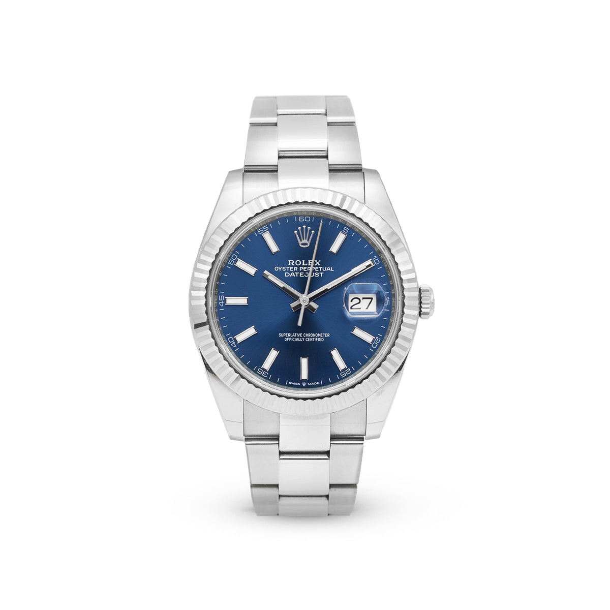 Rolex Datejust 41 126334 Blue Index Oyster