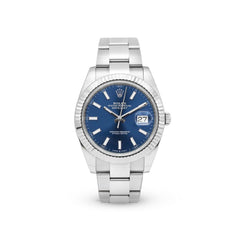 Rolex Datejust 41 126334 Blue Index Oyster Blue