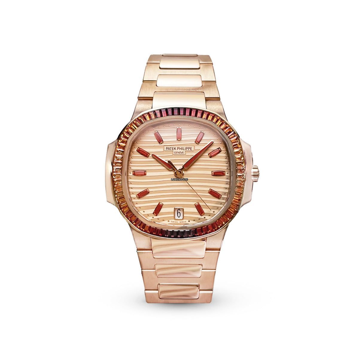 Patek Philippe Nautilus Rose Gold Baguette 7118/1300R-001_1