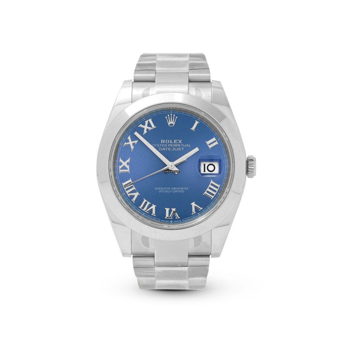 Rolex Datejust 41 126300 Blue Roman Oyster