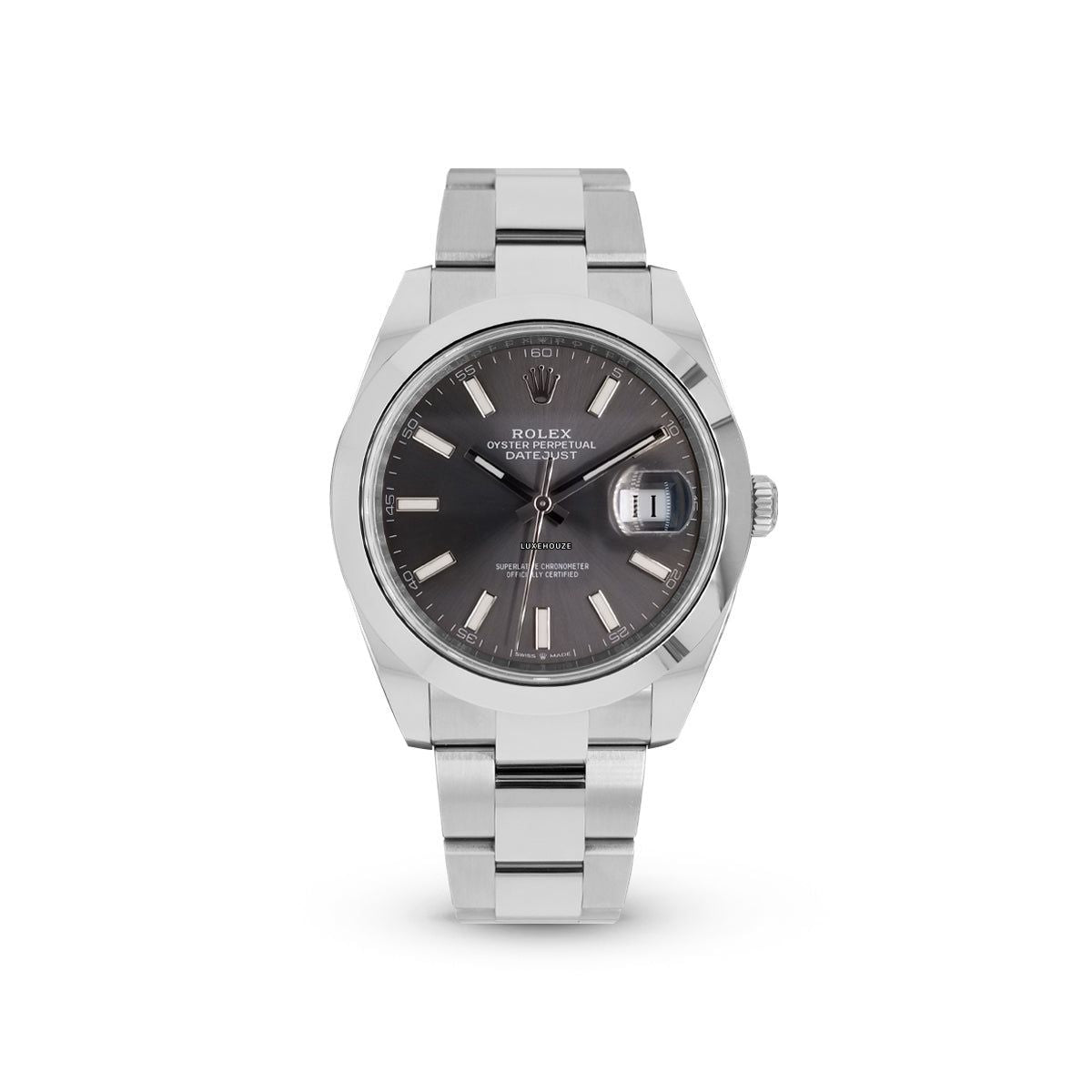 Rolex Datejust 41 126300 Rhodium Oyster