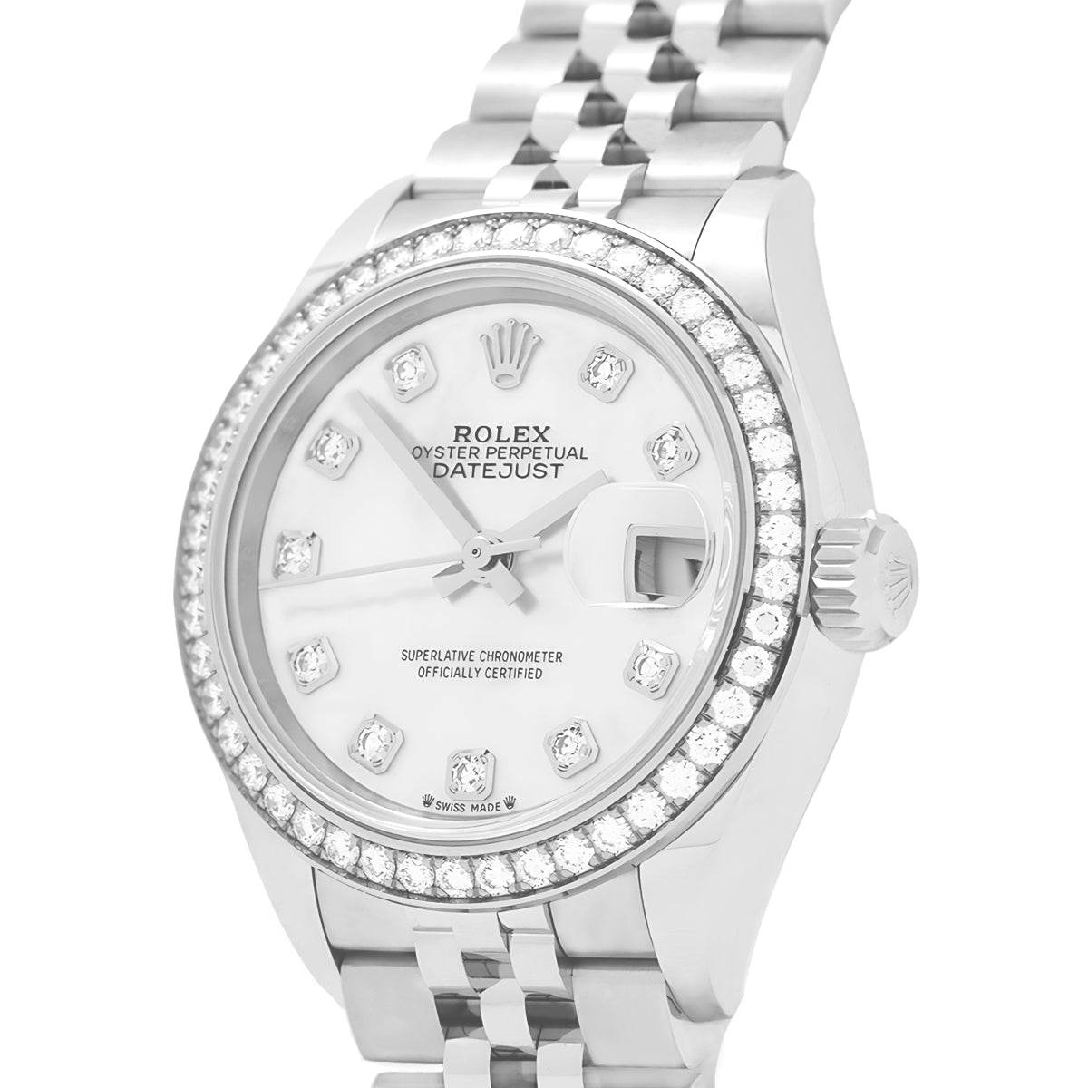 Rolex Lady Datejust 28 279384RBR White MOP Jubilee