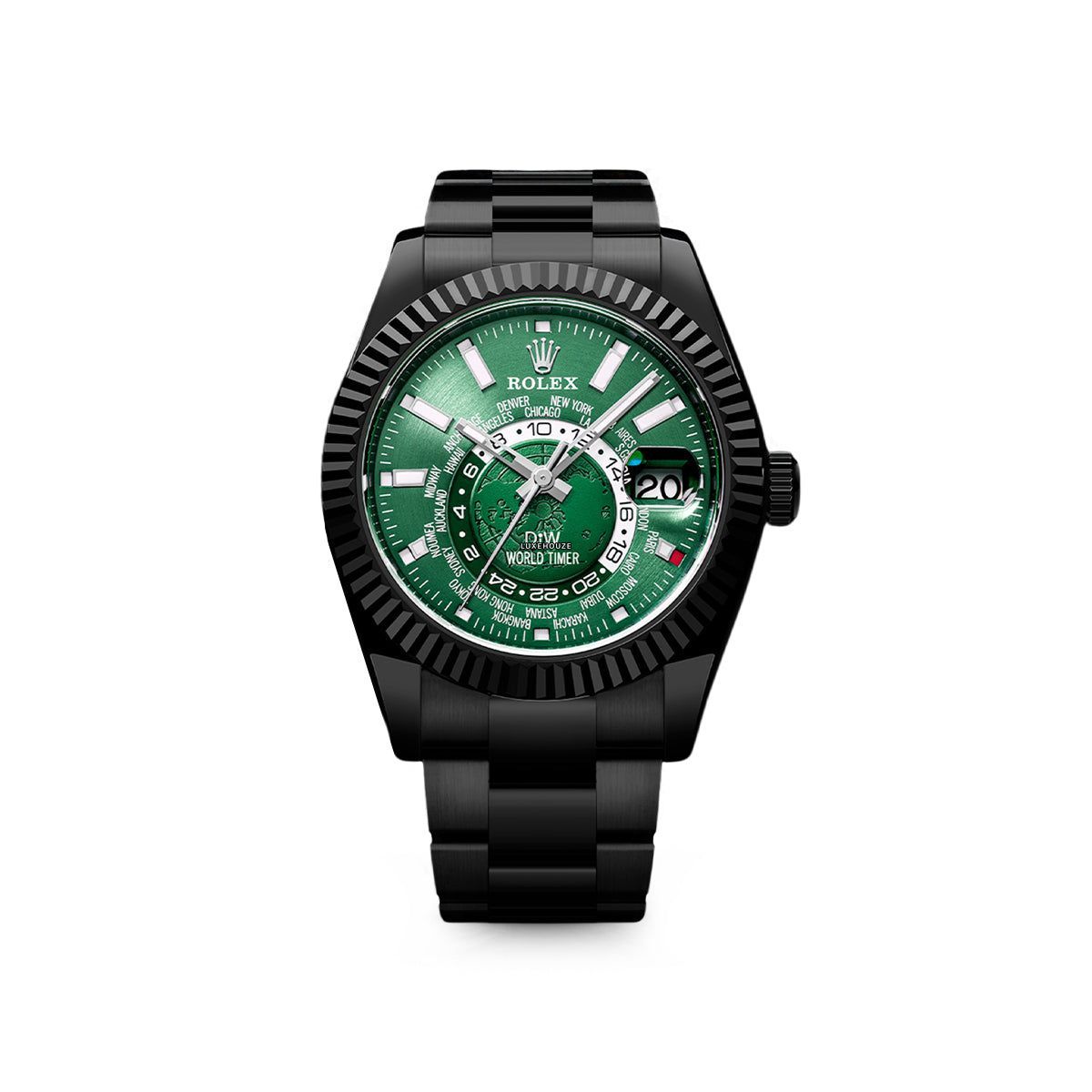 DiW World Timer Black DLC Green