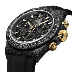 Rolex DiW Daytona Black and Gold Carbon