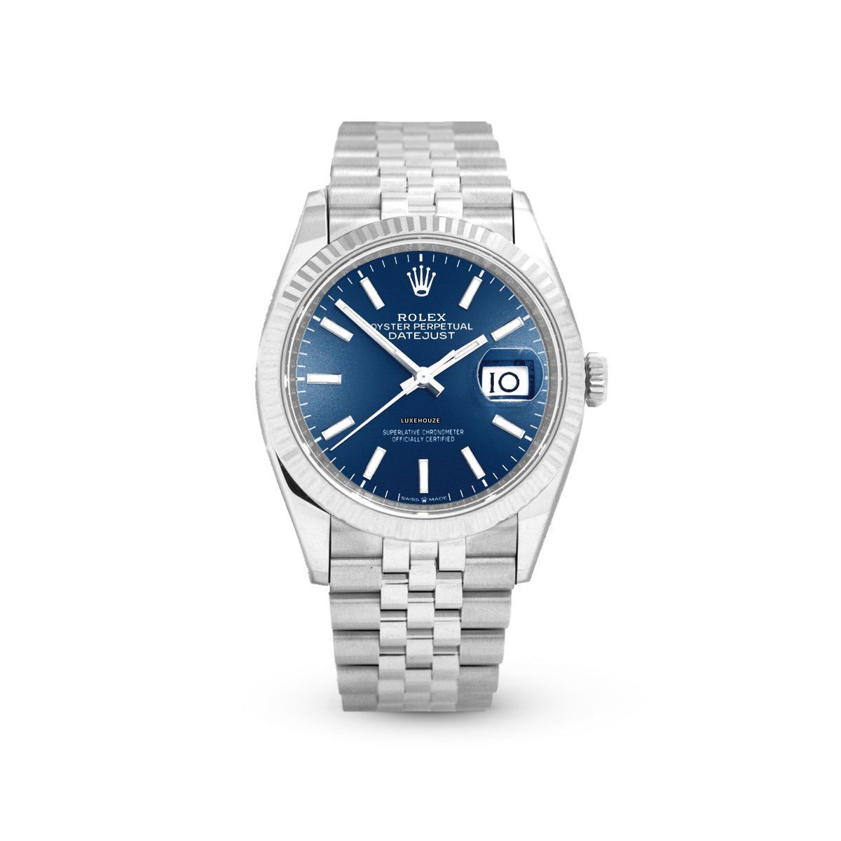 Rolex Datejust 36 126234 Blue Index Jubilee