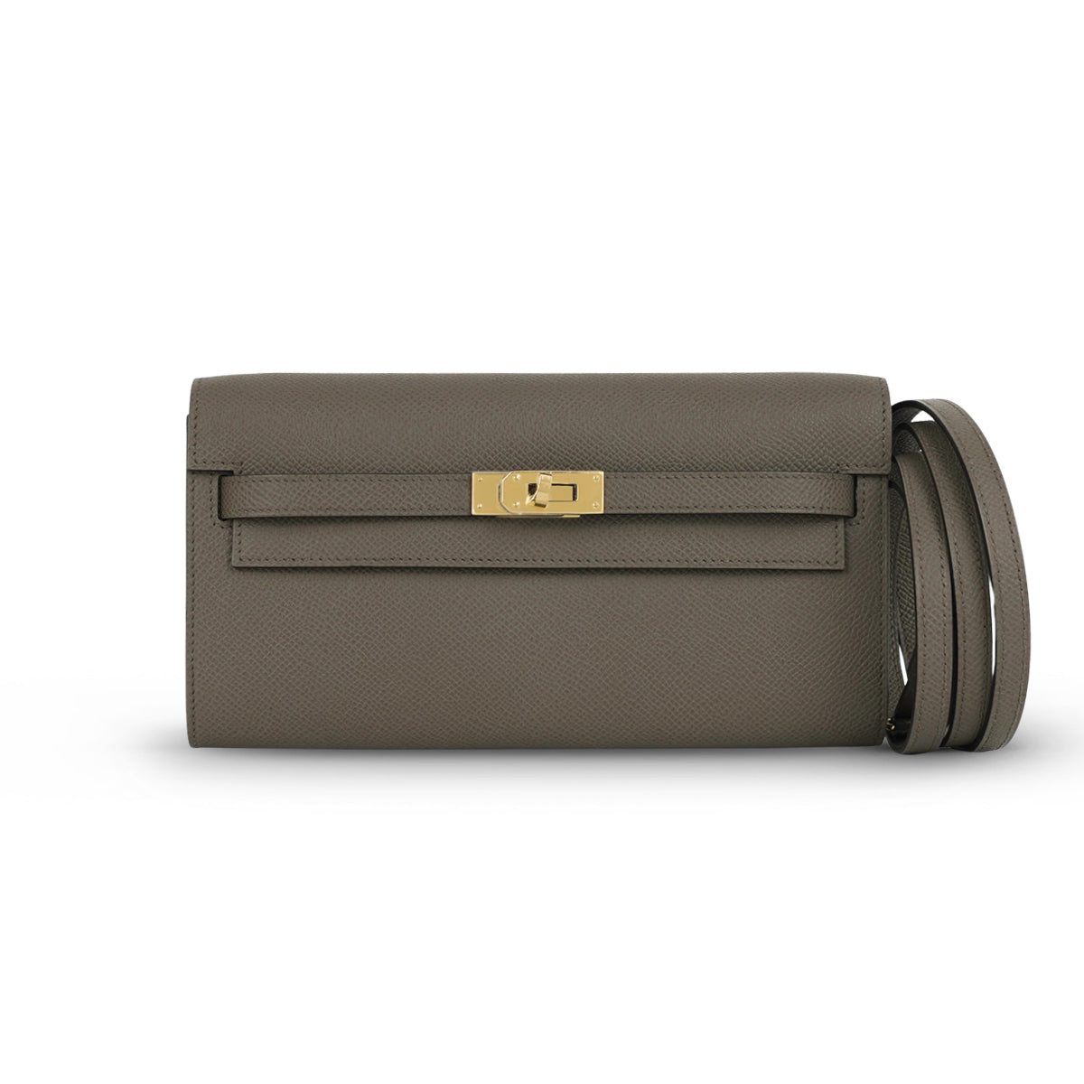 Hermès Kelly to Go Epsom Gris Etain GHW K
