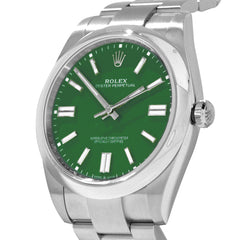 Rolex Oyster Perpetual 41 124300 Green Oyster