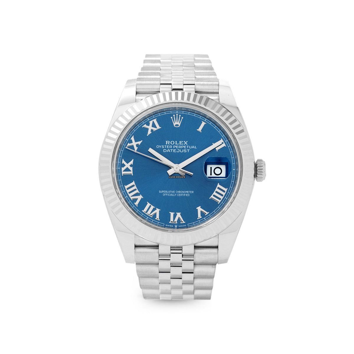 Rolex Datejust 41 126334 Blue Roman Jubilee