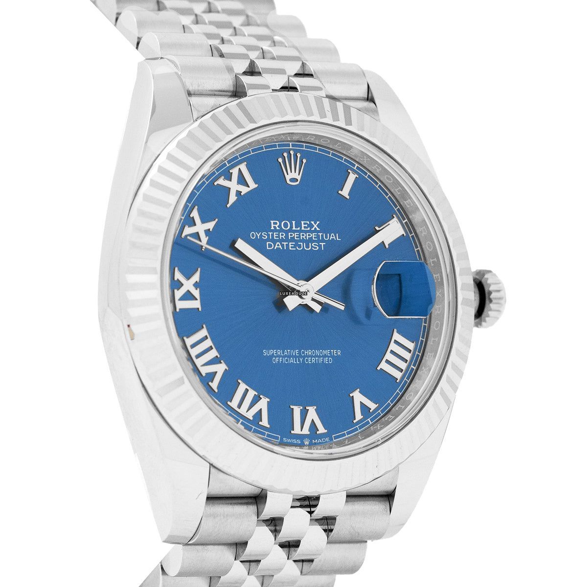 Rolex Datejust 41 126334 Blue Roman Jubilee