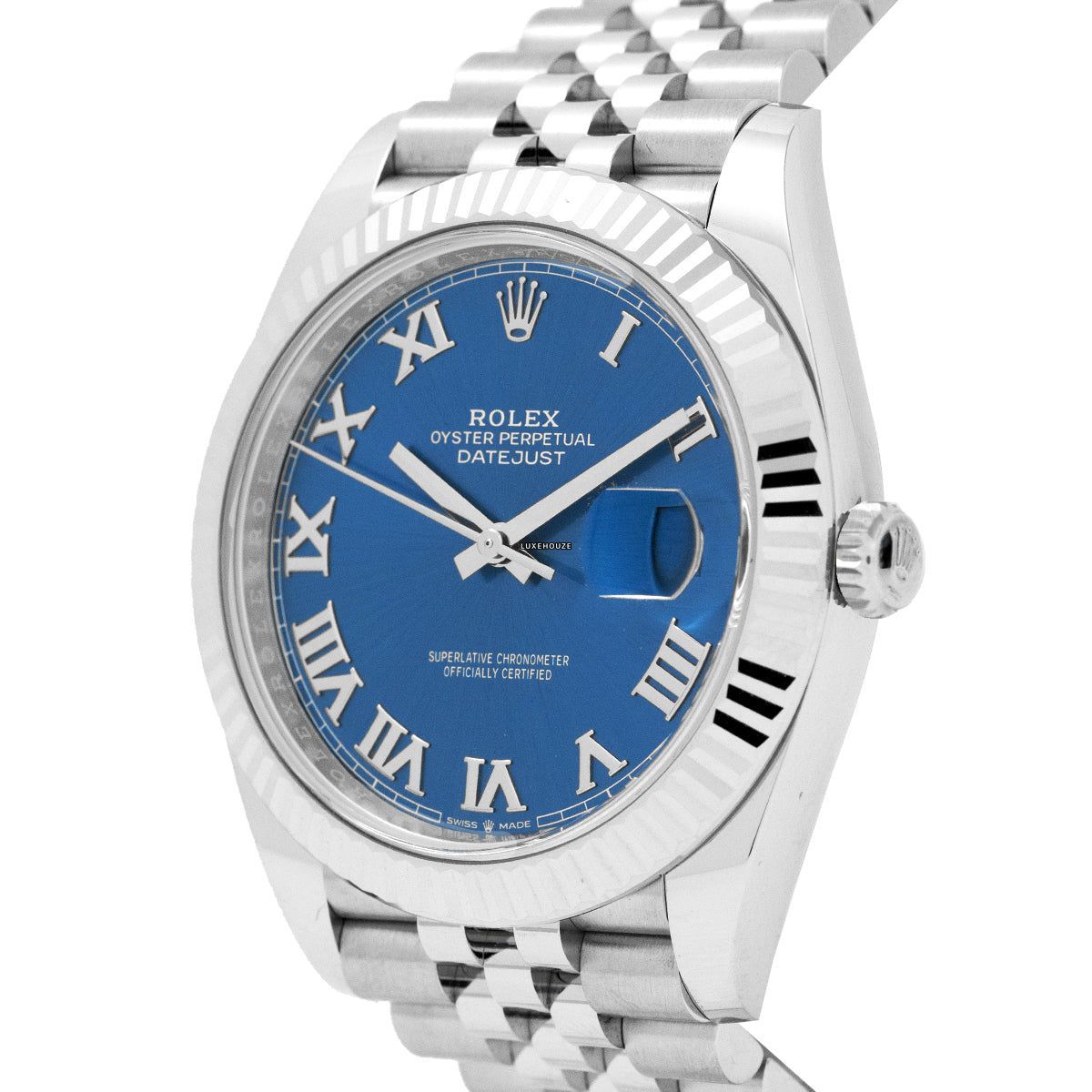 Rolex Datejust 41 126334 Blue Roman Jubilee