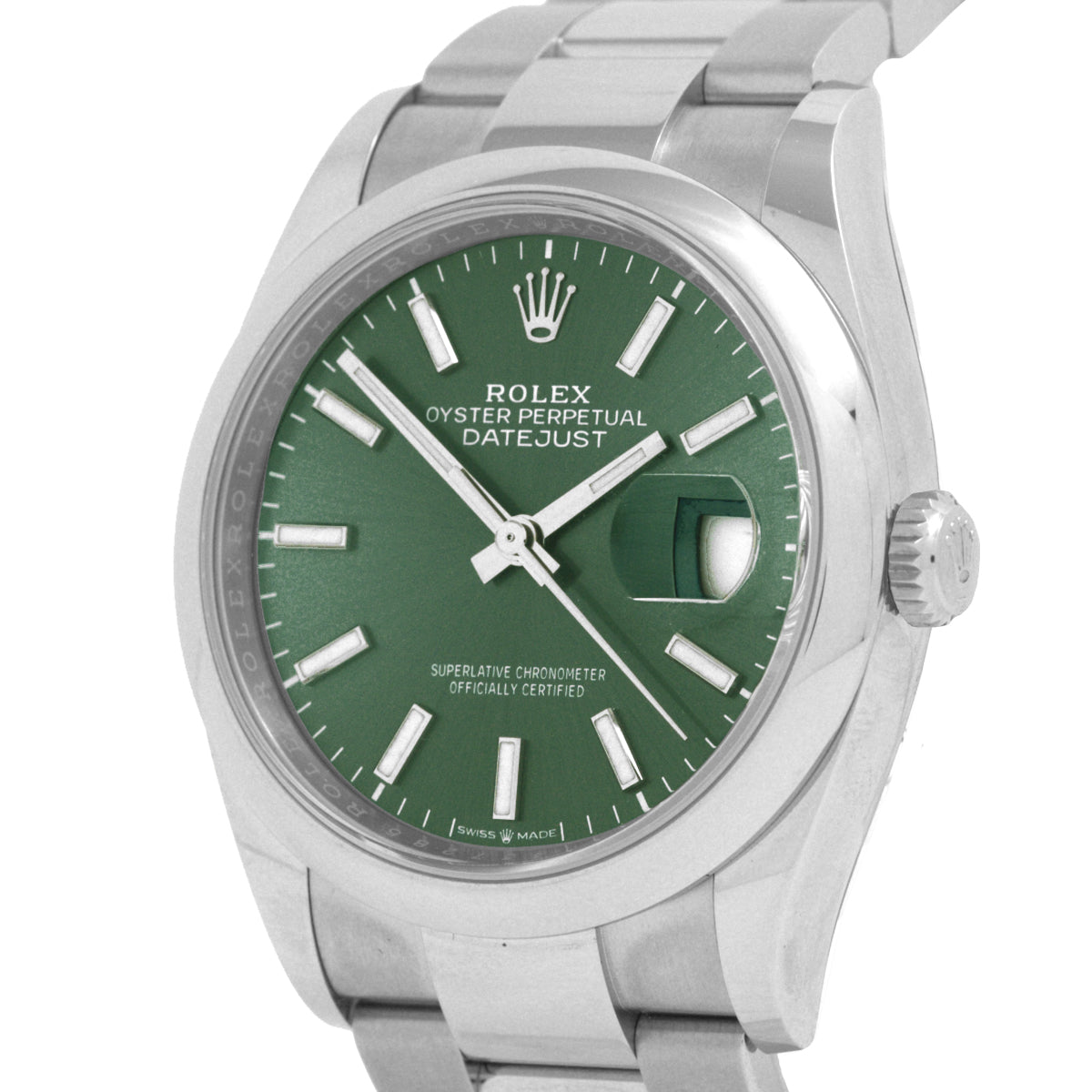 Rolex Datejust 36 126200 Green Oyster