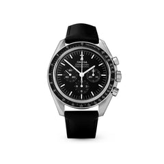Omega Speedmaster Moonwatch 31032425001002 Black Dial, Leather Strap