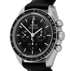Omega Speedmaster Moonwatch 31032425001002 Black Dial, Leather Strap