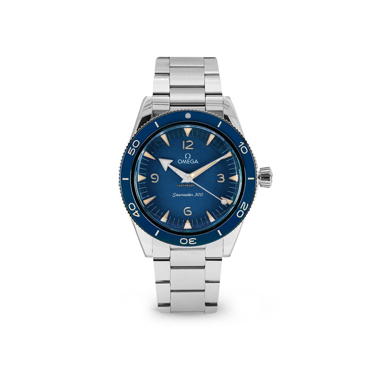 Omega Seamaster 300 23430412103001 Blue Dial, Bracelet Heritage