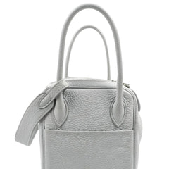 Hermès Lindy 26 Blue Glacier Clemence PHW W