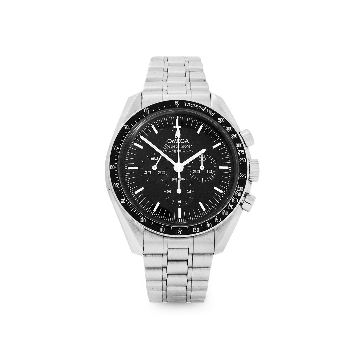 Omega Speedmaster Moonwatch 31030425001001 Black Dial, Bracelet