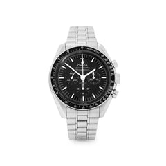 Omega Speedmaster Moonwatch 31030425001001 Black Dial, Bracelet (Hesalite Crystal)